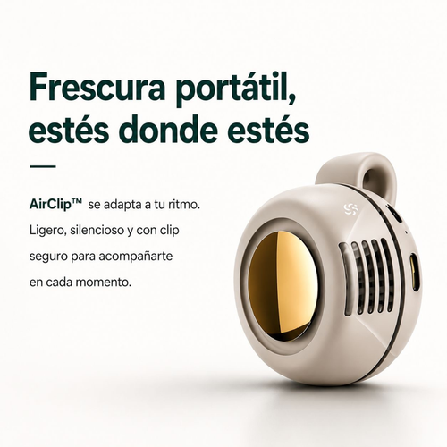 AirClip™ - Ventilador Portátil con Clip